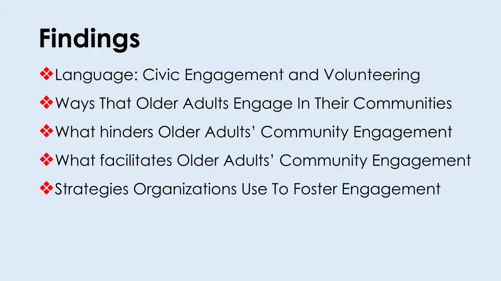 findings language civic engagement