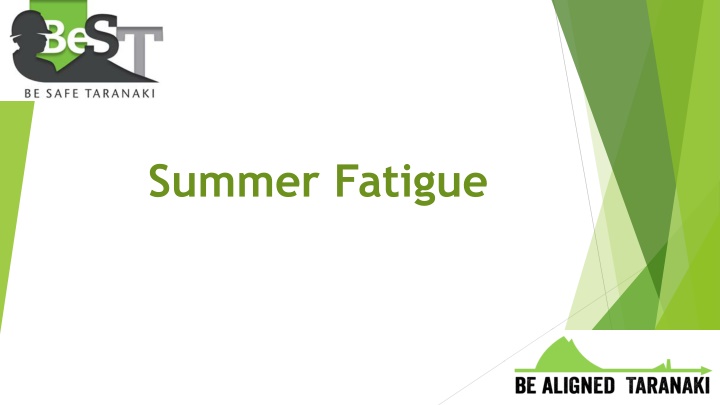 summer fatigue