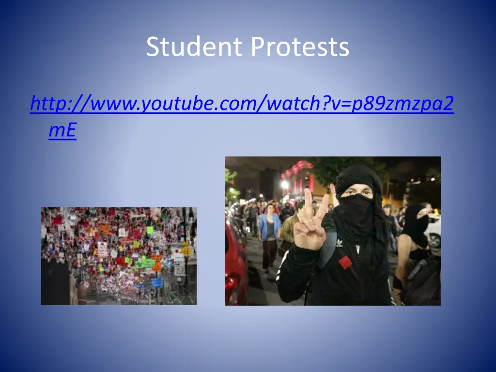 student protests