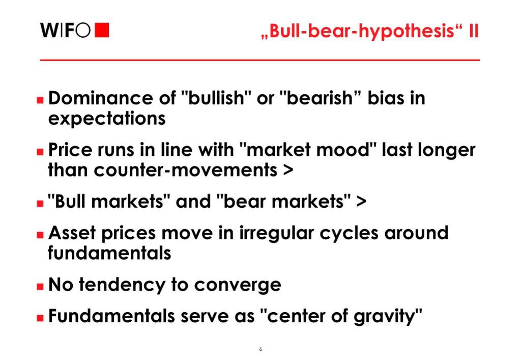 bull bear hypothesis ii