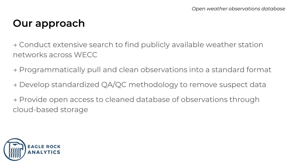 open weather observations database 3