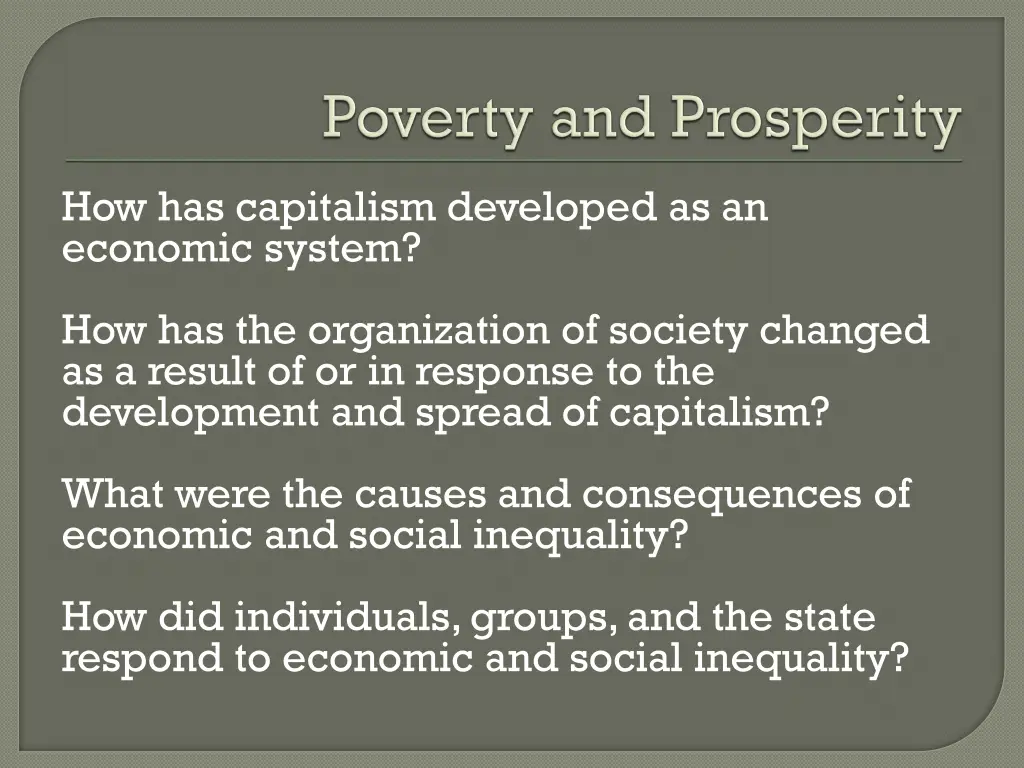 how has capitalism developed as an economic system