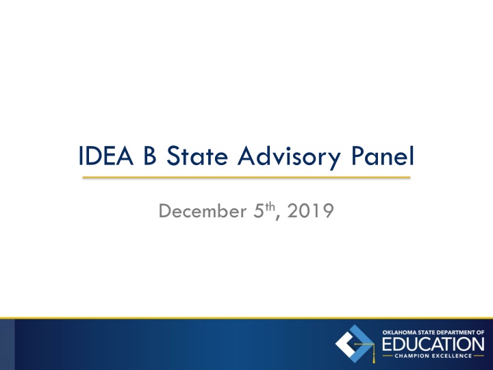 idea b state advisory panel