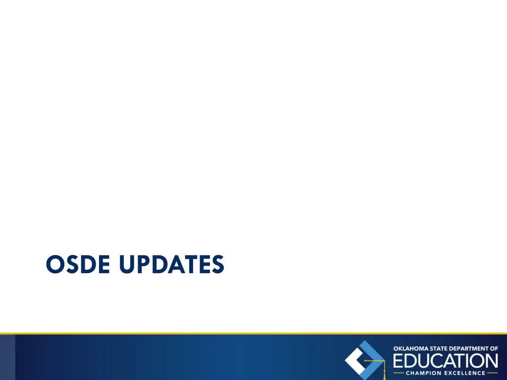 osde updates