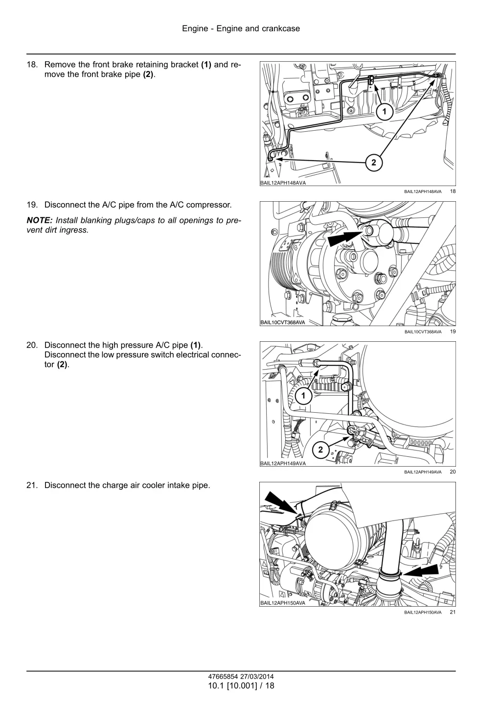 engine engine and crankcase 5