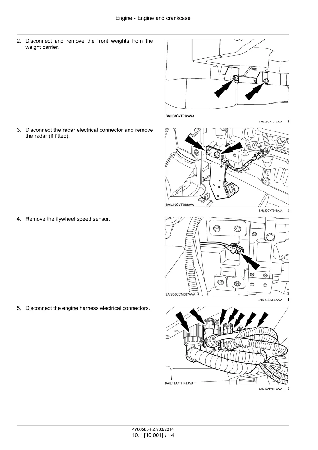 engine engine and crankcase 1