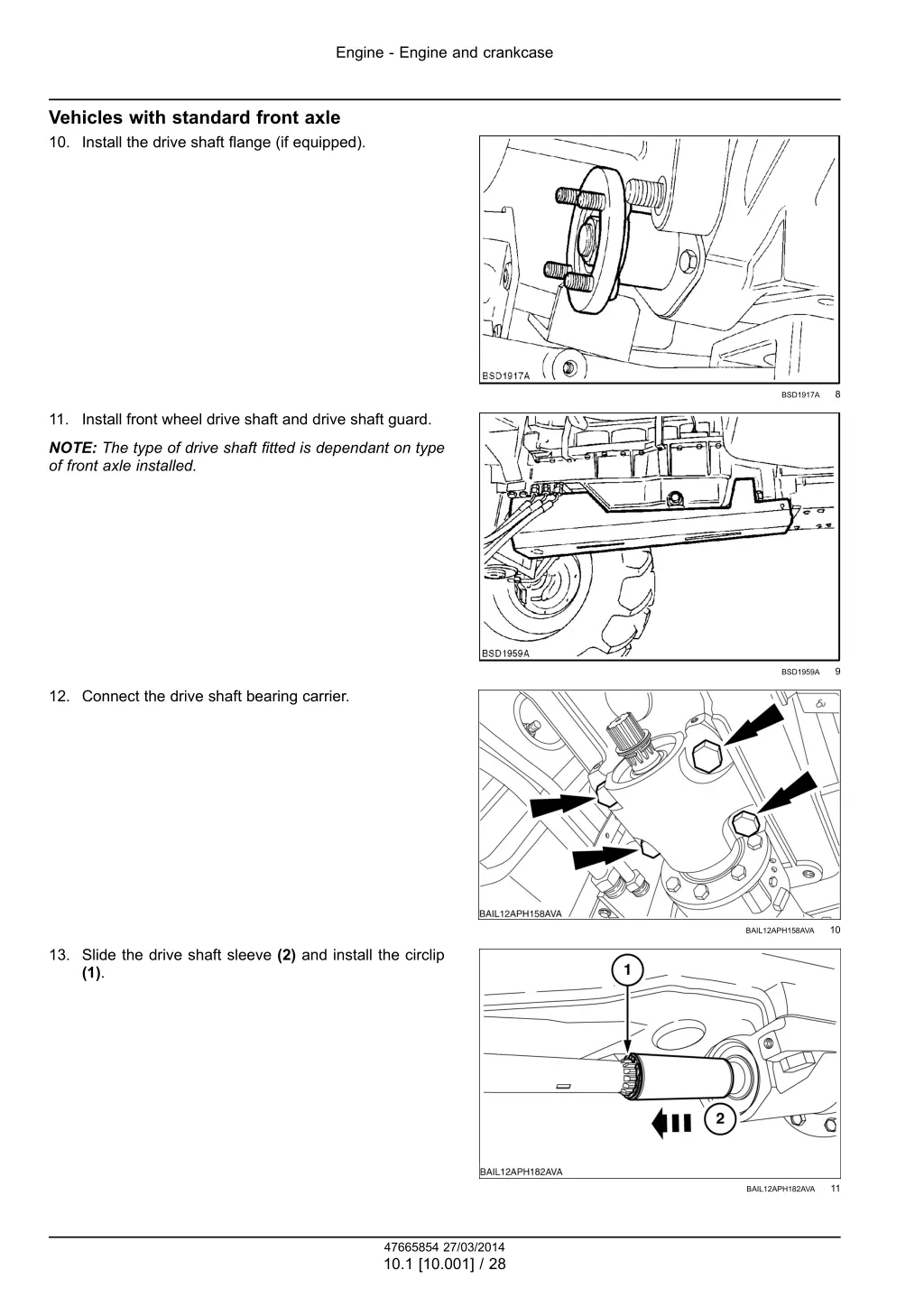 engine engine and crankcase 15