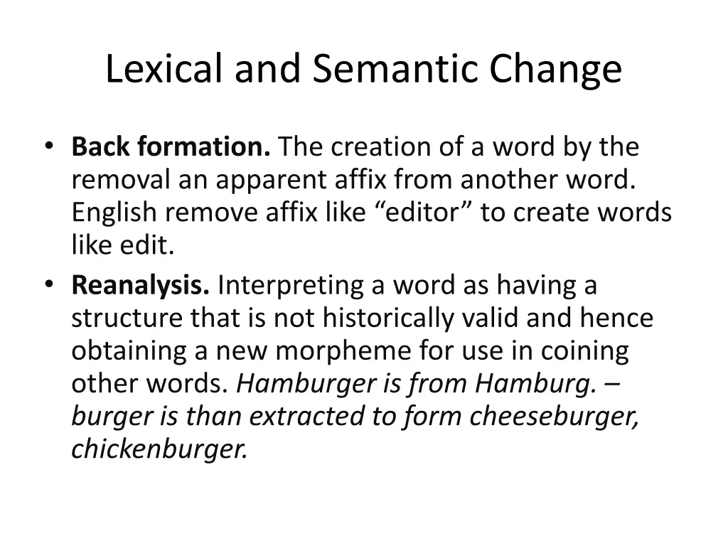 lexical and semantic change 13