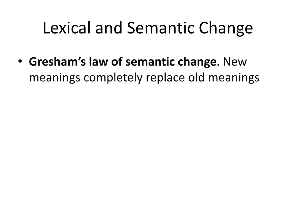 lexical and semantic change 15