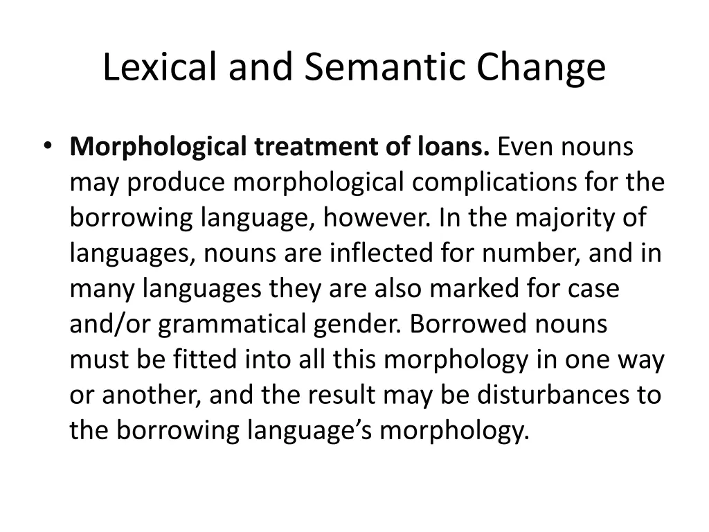 lexical and semantic change 5