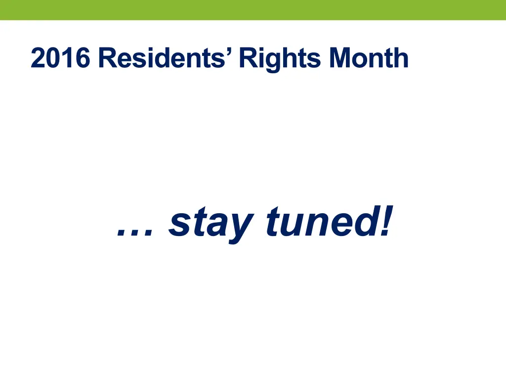 2016 residents rights month