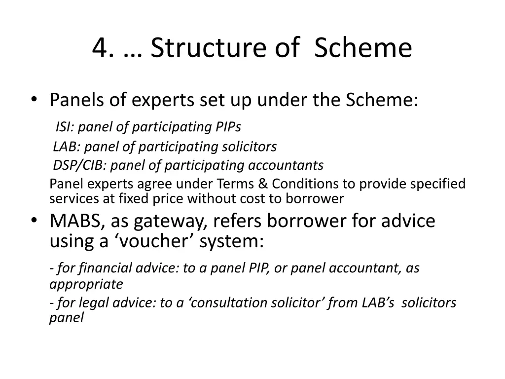 4 structure of scheme