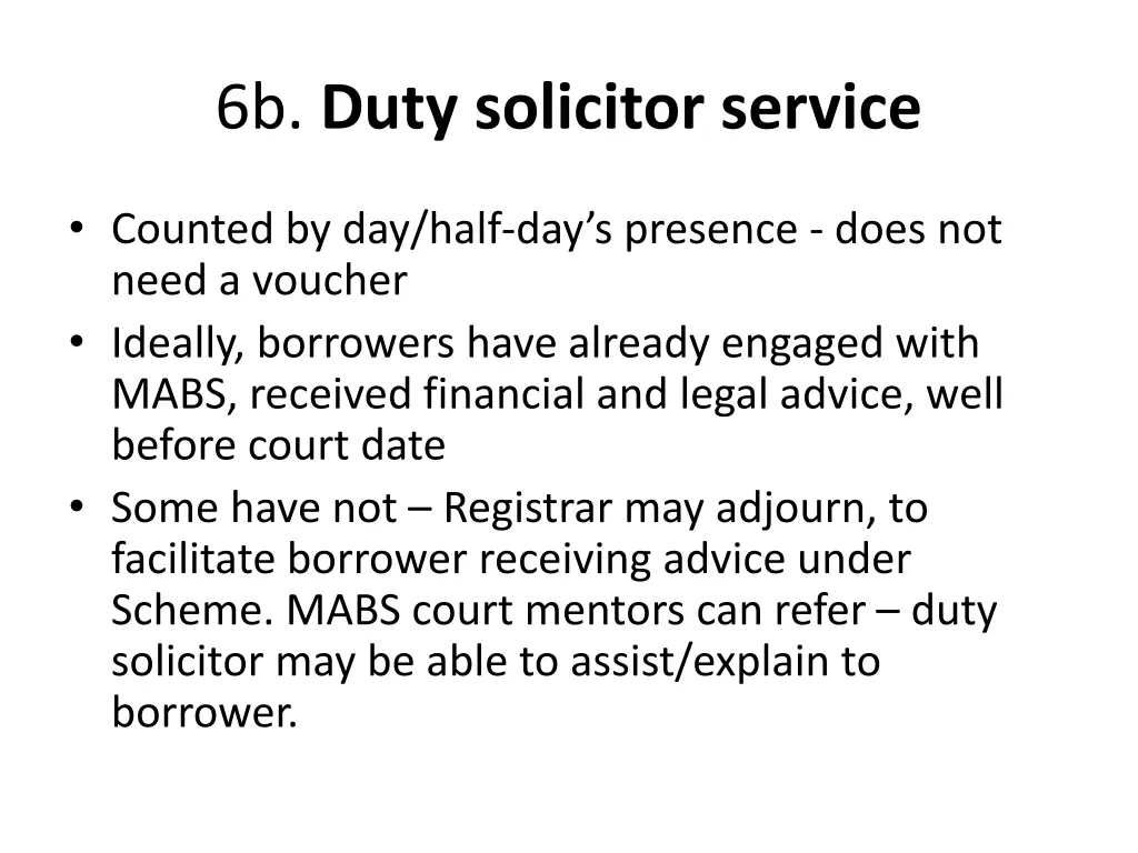 6b duty solicitor service 1