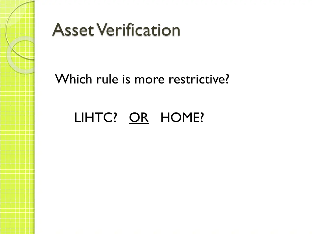 asset verification