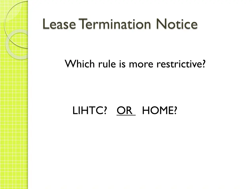 lease termination notice