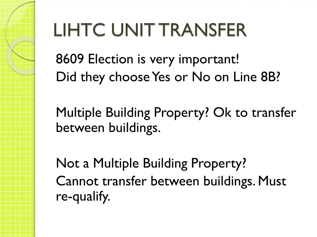 lihtc unit transfer