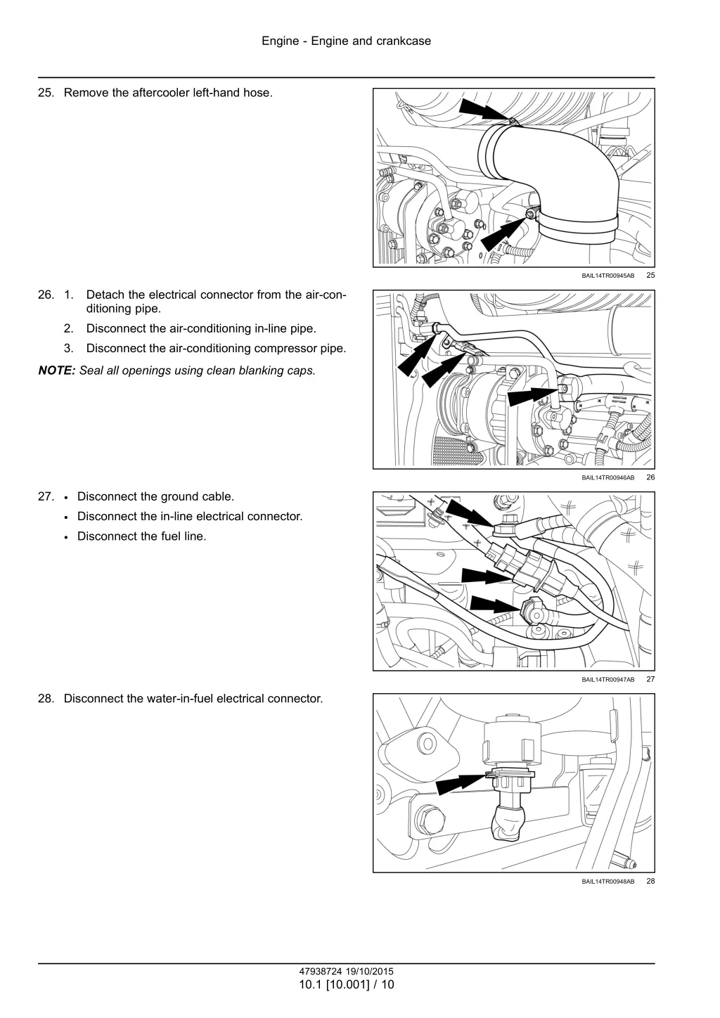 engine engine and crankcase 7