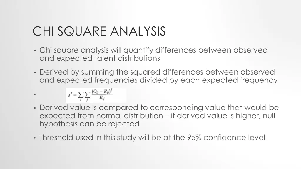 chi square analysis