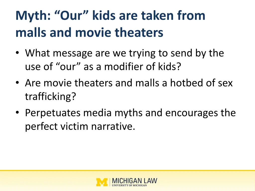 myth our kids are taken from malls and movie