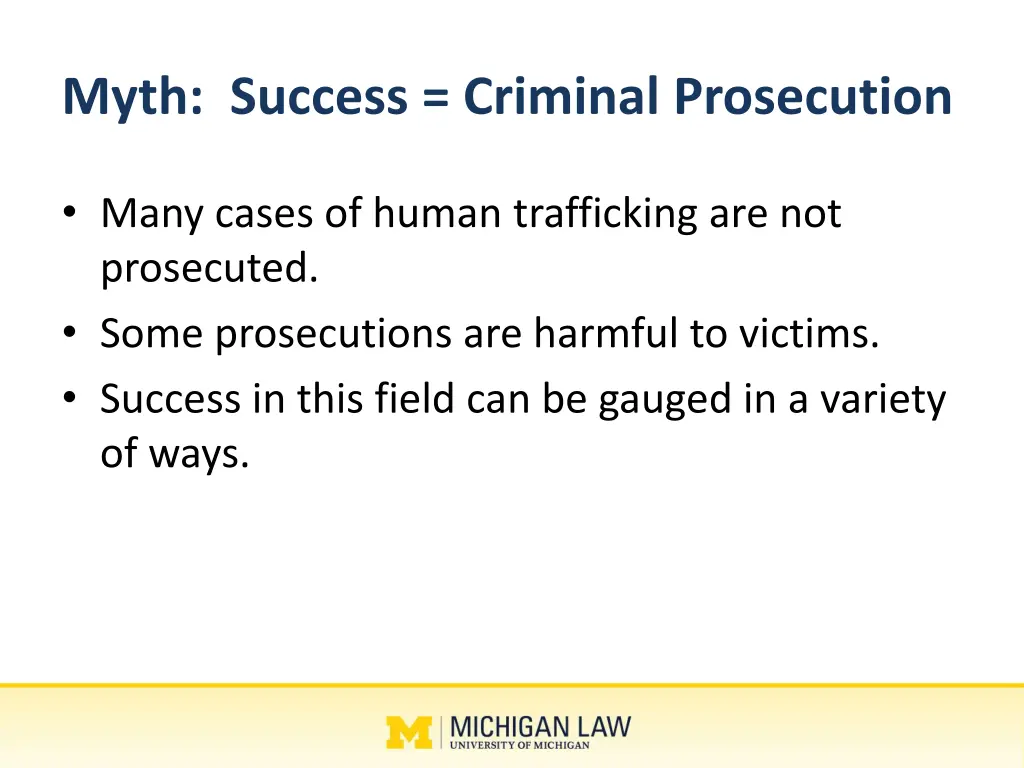 myth success criminal prosecution