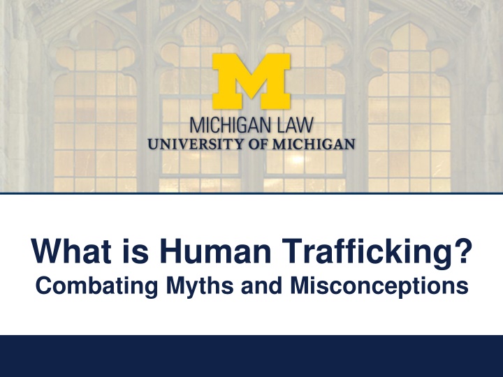 what is human trafficking combating myths