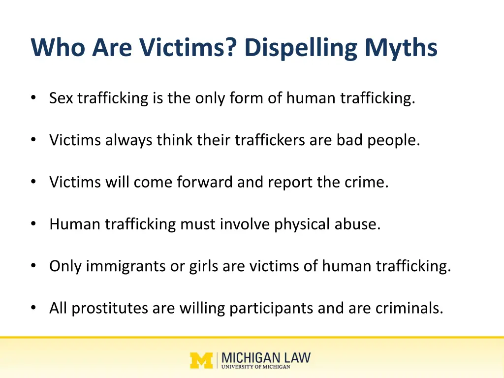 who are victims dispelling myths