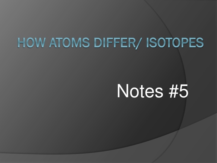 how atoms differ isotopes how atoms differ