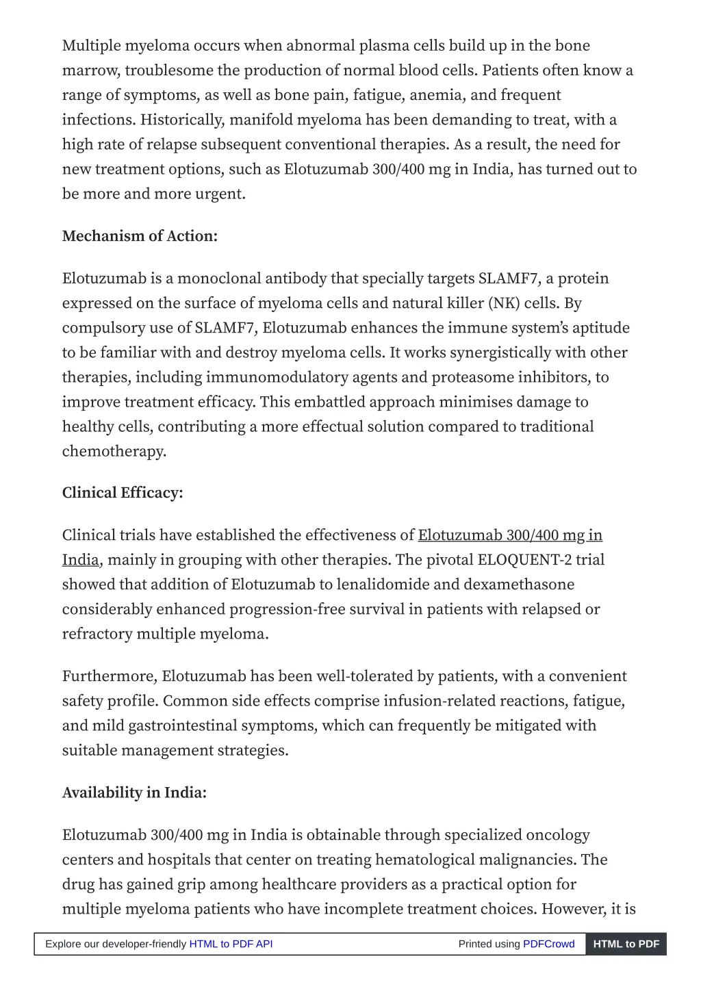 multiple myeloma occurs when abnormal plasma