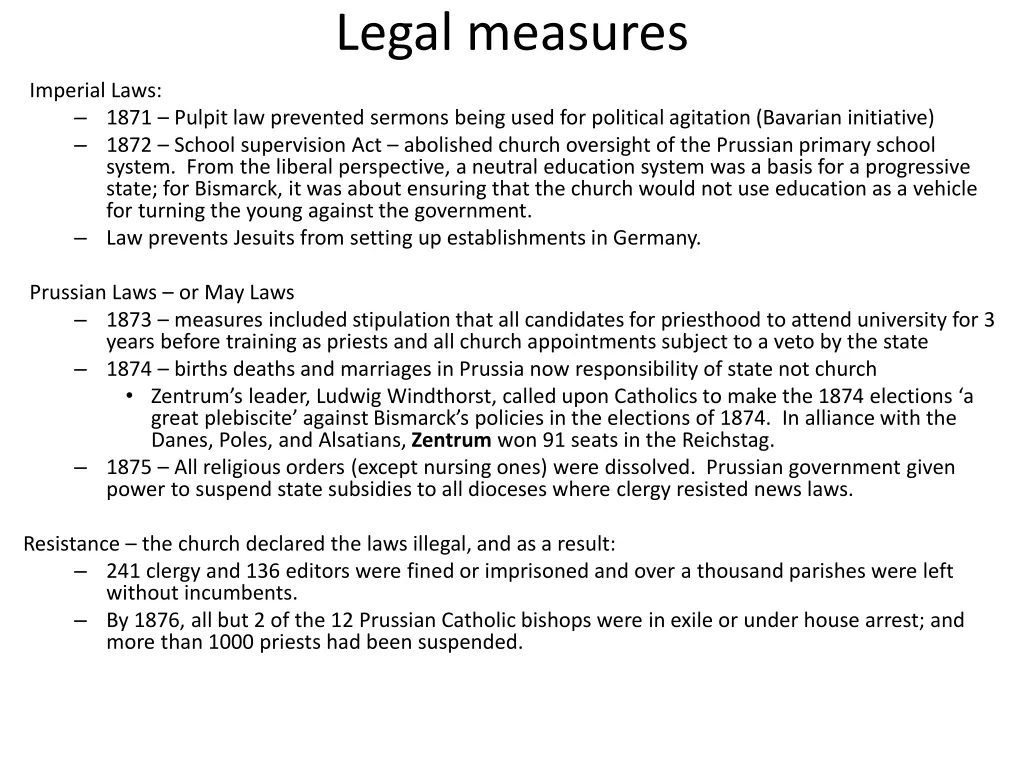 legal measures