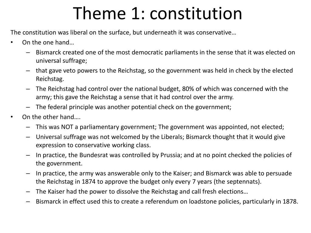 theme 1 constitution