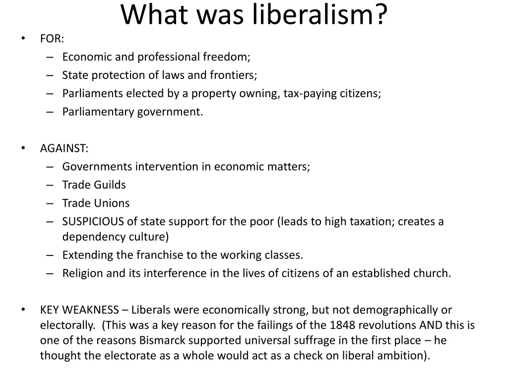 what was liberalism