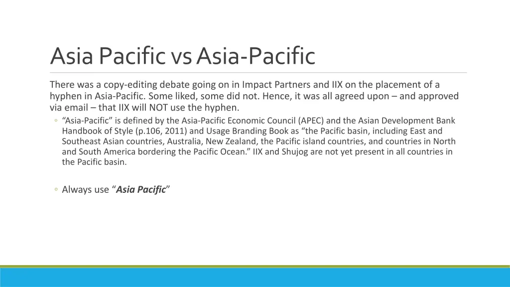 asia pacific vs asia pacific