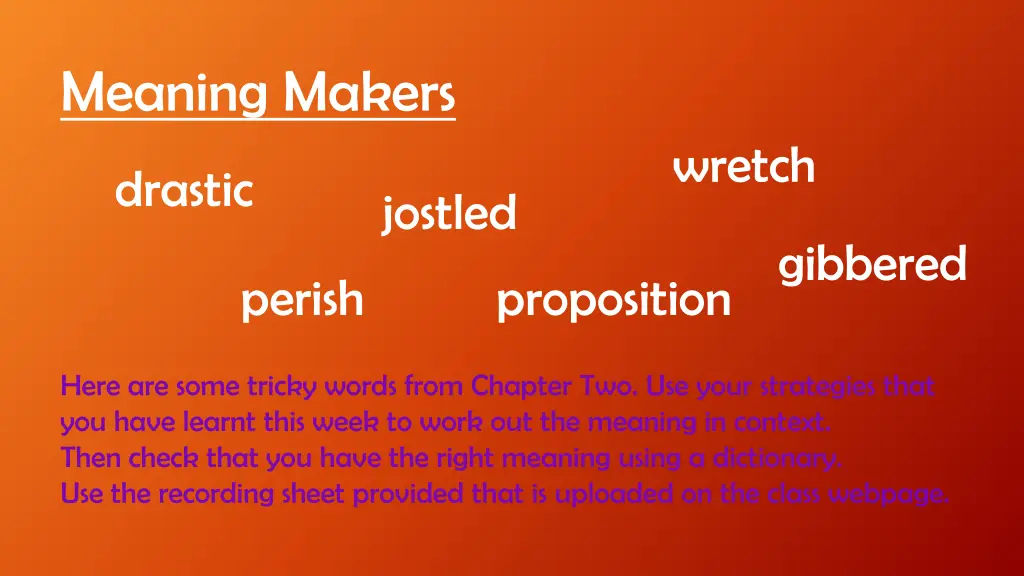 meaning makers