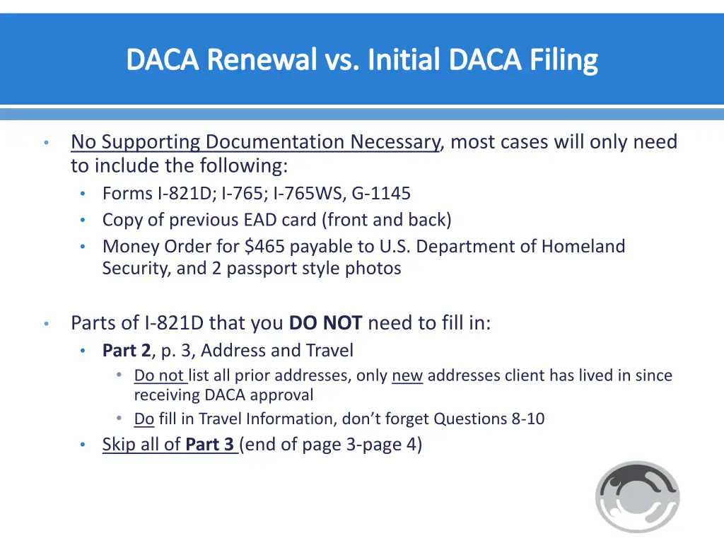 daca renewal vs initial daca filing