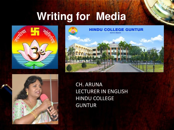 writing for media