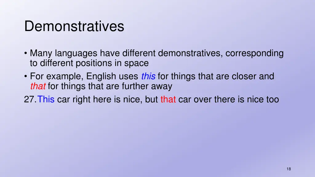 demonstratives 1