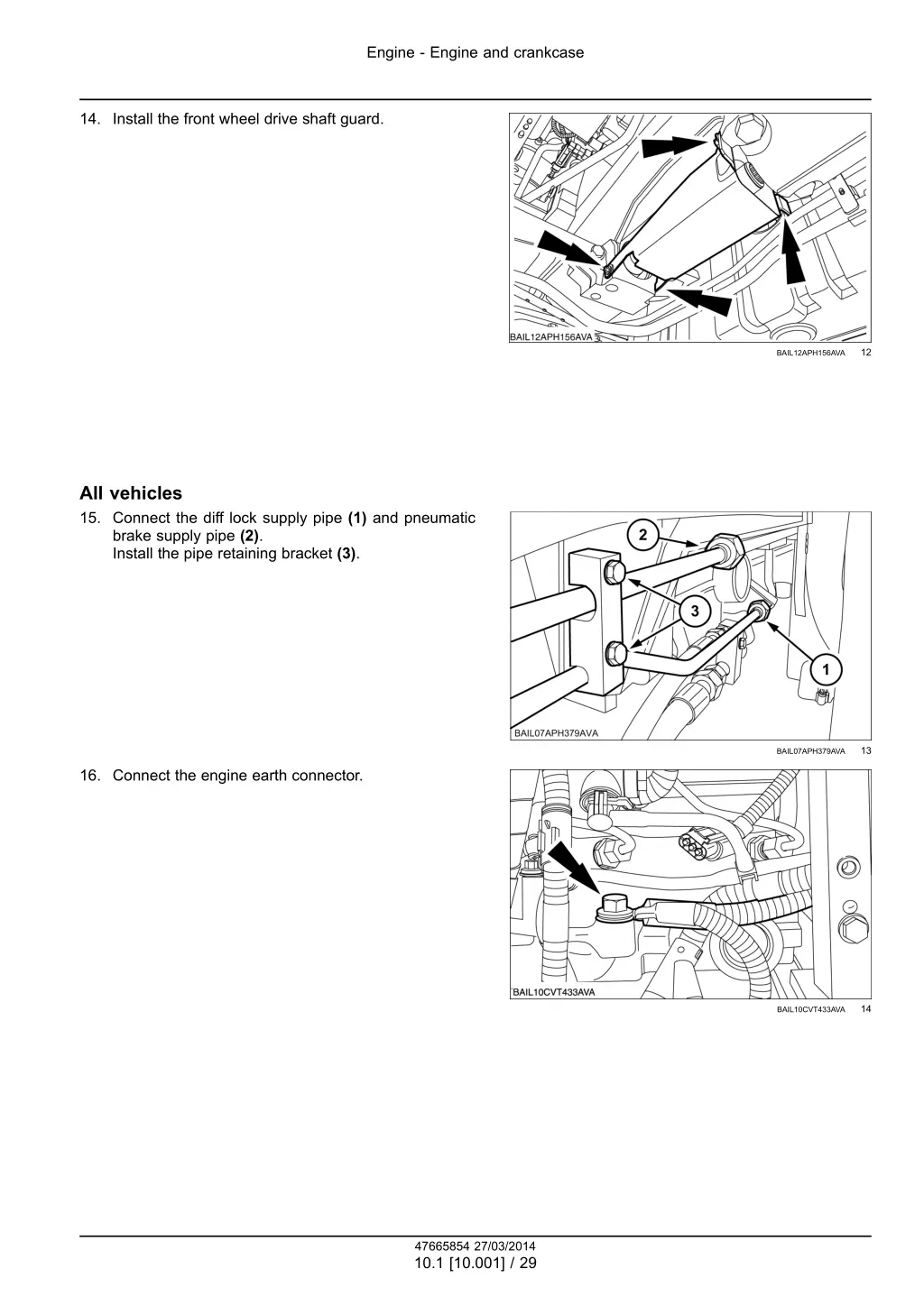 engine engine and crankcase 16