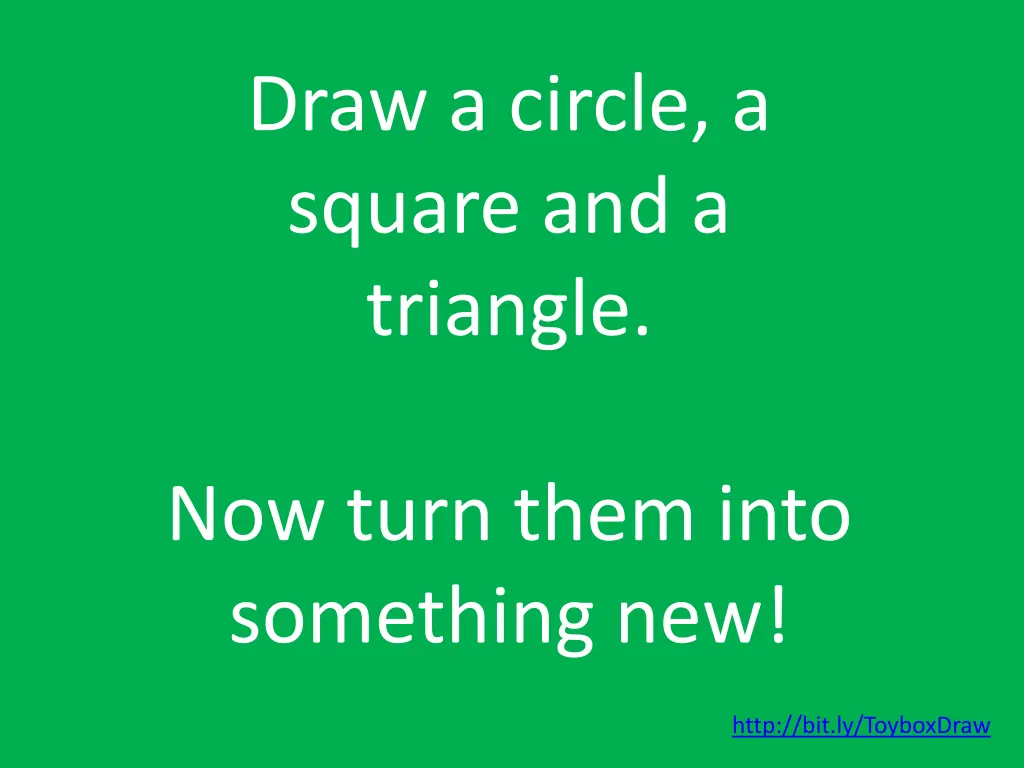 draw a circle a square and a triangle