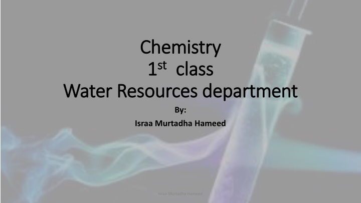 chemistry chemistry 1 1 st st class class