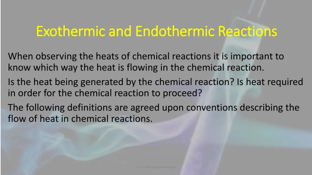 exothermic and endothermic reactions exothermic