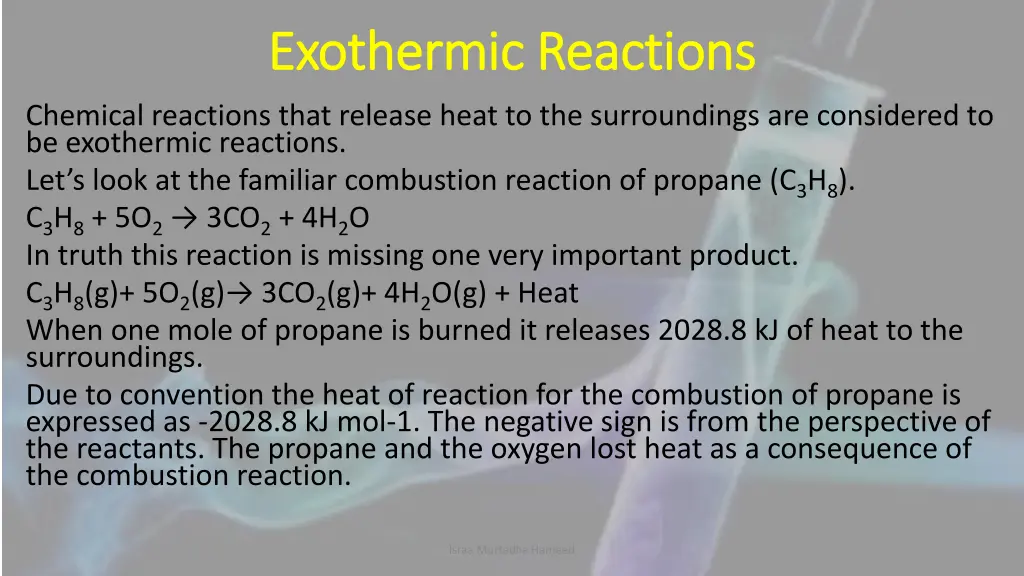 exothermic reactions exothermic reactions