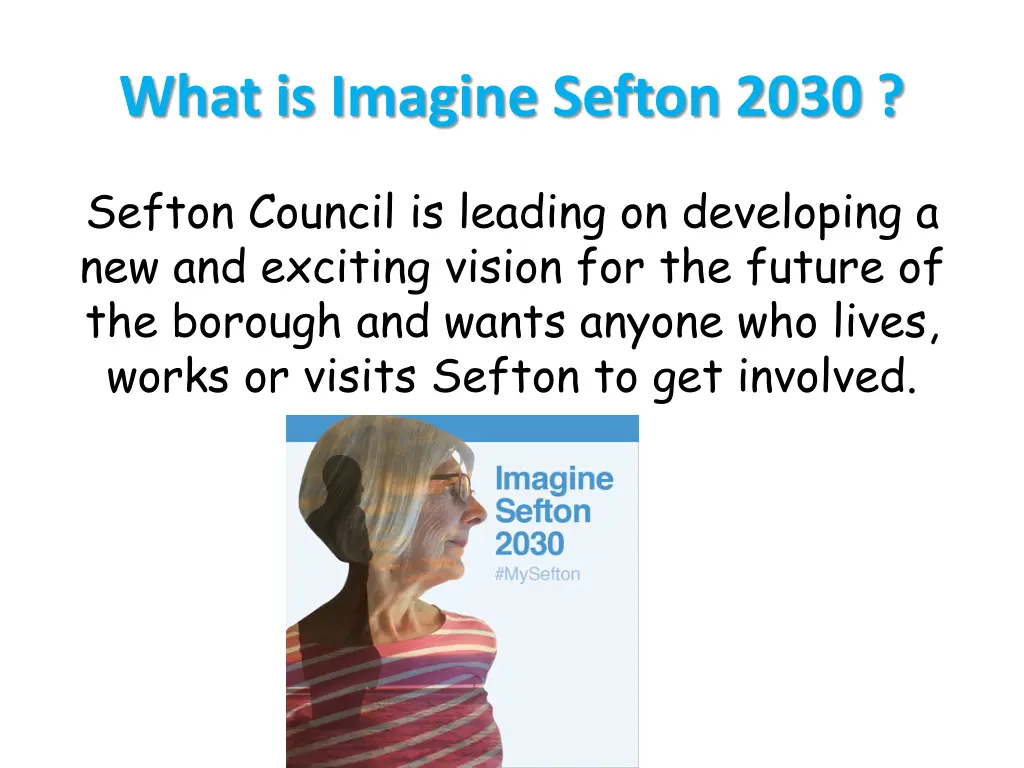 what is imagine sefton 2030