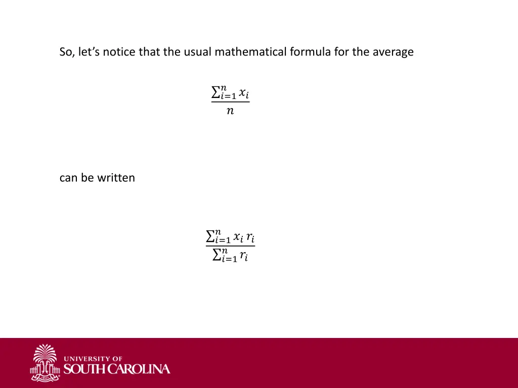 so let s notice that the usual mathematical