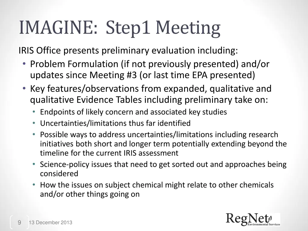 imagine step1 meeting