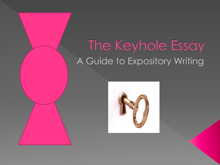 the keyhole essay a guide to expository writing