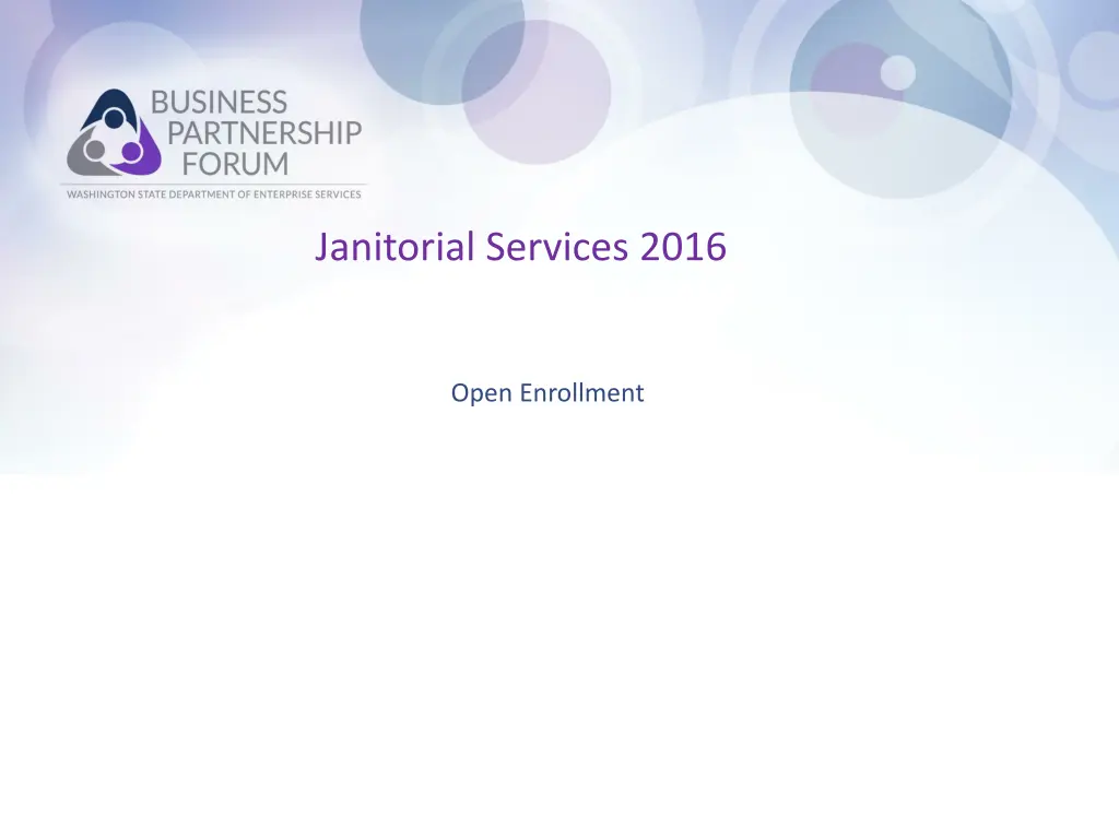 janitorial services 2016