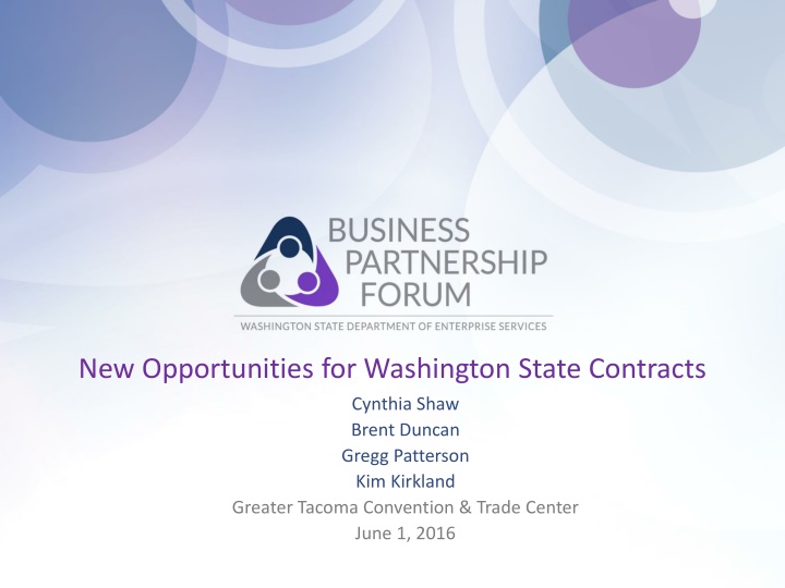 new opportunities for washington state contracts