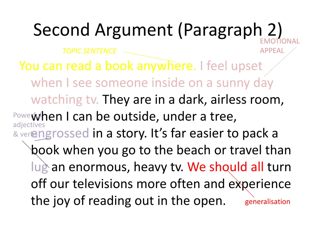 second argument paragraph 2 1