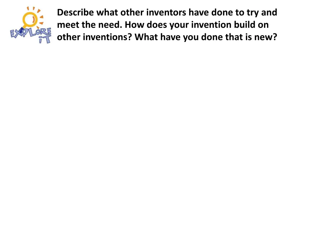 describe what other inventors have done