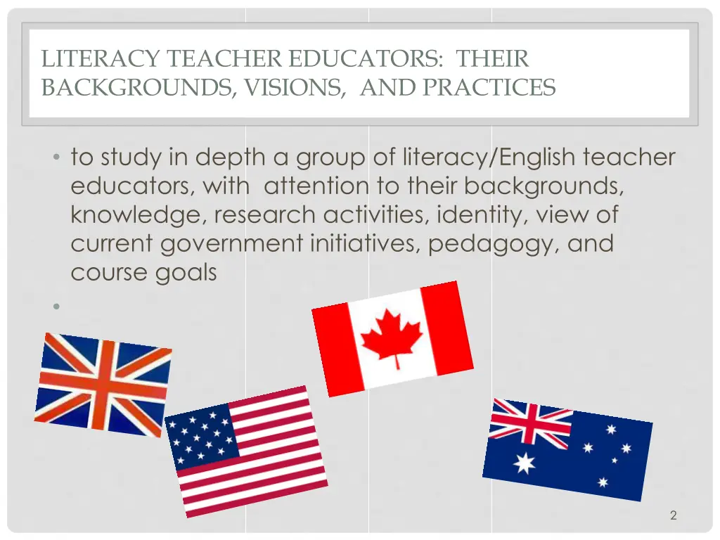 literacy teacher educators their backgrounds